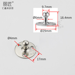 Li Jang Hui Xin Mei Hardware Gas Support Accessories Hydraulic Support Rod Installation Fixed Circular Mounting Bracket