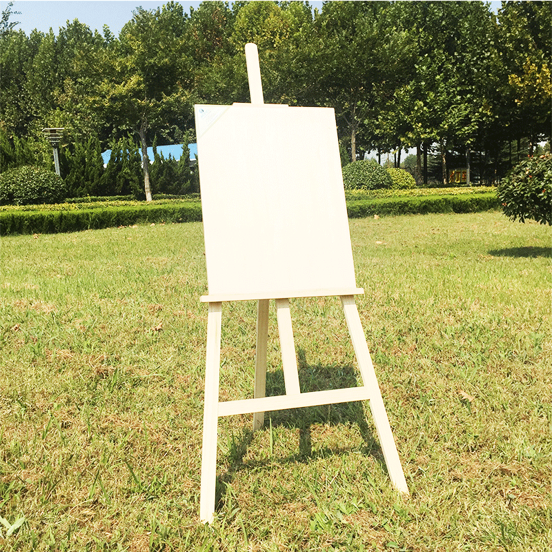 Solid wood easel for art students children's school studio sketch drawing board adjustable adjustable display stand