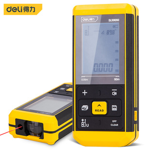 Deli Tool DL331100 ручной лазерный дальномер инфракрасный электронный дальномер с большим экраном 100 м