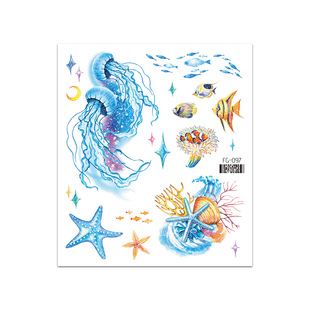 Rekalon Color Glitter Butterfly Tattoo Sticker High-end Music Festival Makeup Sticker Six One Princess Face Sticker Internet Celebrity Sticker