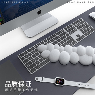 Pebble keyboard hand holder memory foam silicone leather wristband mouse pad wrist holder cross-border Amazon wholesale