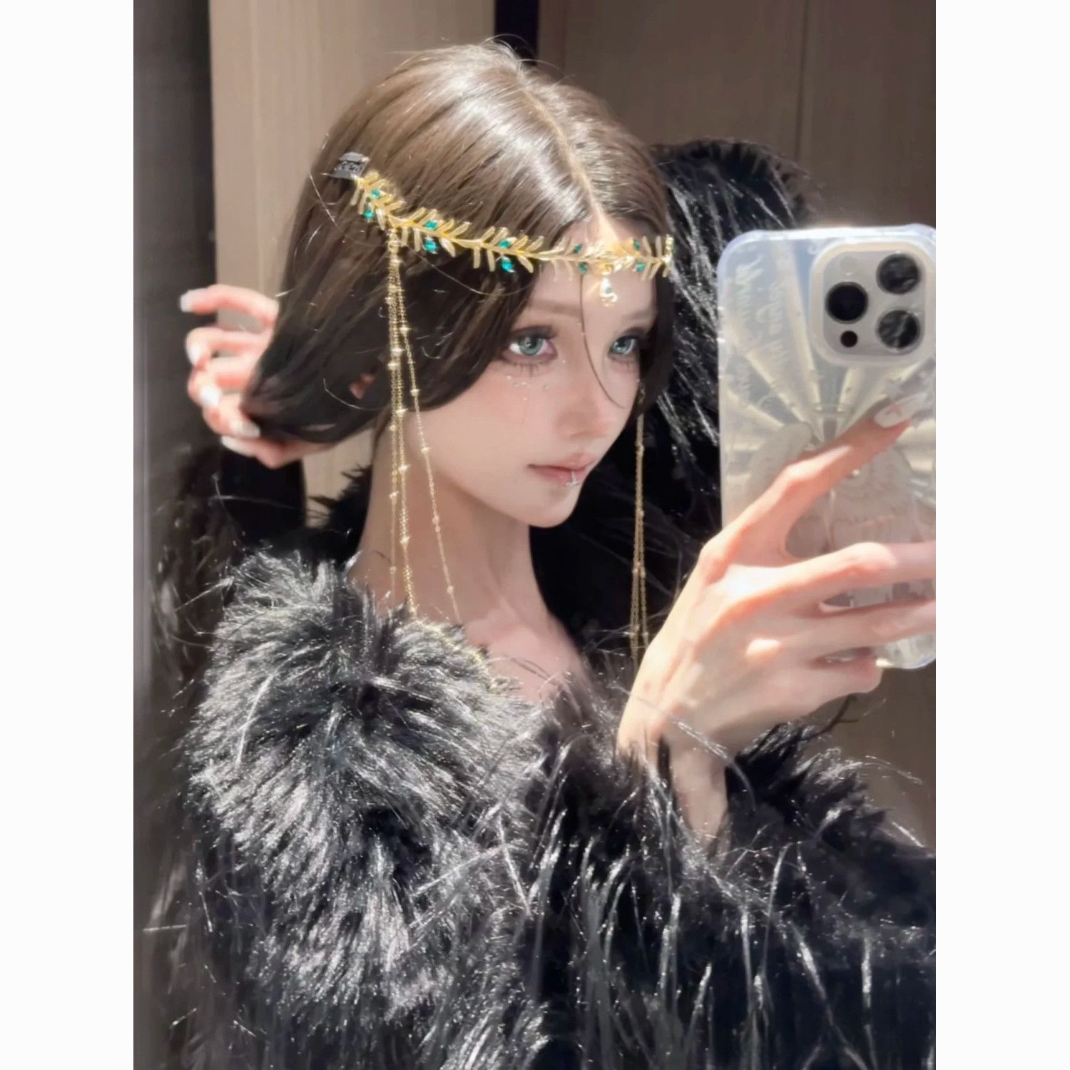 Exotic Ethnic Style Forehead Ornaments for Women, Retro Western Princess Hair Ornaments, Ancient Costume Hair Ornaments, Han Dynasty Hair Crowns, Photo Necklaces and Tiaras