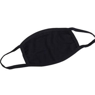 Clearance Korean version of pure black personality warm masks outdoor dustproof three-dimensional cotton boutique men's masks wholesale
