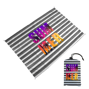 2024 Summer New Factory Outdoor Camping Waterproof Beach Mat Portable Folding Polyester Picnic Mat Moisture-proof