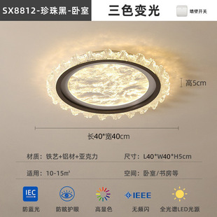 Italian Living Room Ceiling Lamp 2025 New Full Spectrum Eye Protection Advanced Sense Light Luxury Master Bedroom Restaurant Bedroom Lamp
