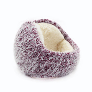 2024 new winter mohair warm earmuffs men's plush earmuffs women's back wearing warm folding ear protection