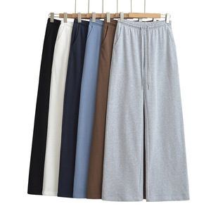 Spring 2025 Fashion Joker Low Waist Straight Drawstring Sports Casual Pants S21968