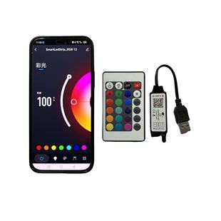 Graffiti WIFI magic WS2811 controller monochrome two-color colorful RGB horse racing LED light with APP controller