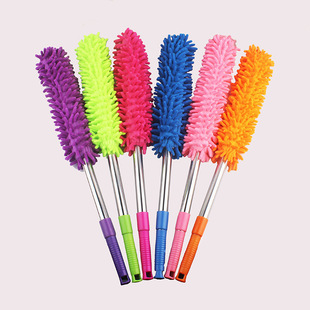 Chenille Dust Duster Retractable Household Feather Duster Dust Brush Cleaning Roof Long Soft Sweeper Dust Duster