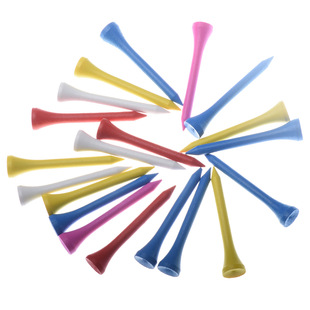 Golf Nails Multicolor Log TEE Bamboo TEE Colorful Wooden Ball Sitting Golf Holder Can Add LOGO