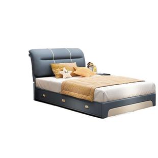 Boys and teenagers bed 1.2 meters 1.35 meters adult small apartment bed with drawer high quality single bed wooden children's bed