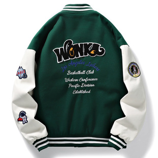 Plus size NASA Joint-name thickened baseball uniform men's and women's fashion fashion brand winter jacket cotton-padded M-6XL