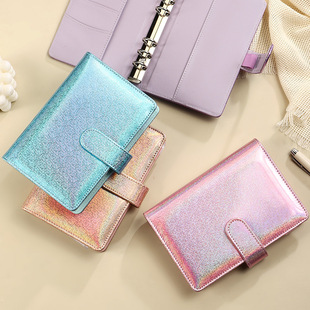 Cross-border Amazon for Colorful A6 Notebook Macaron A5 Handbook Budget Cash Wallet Loose-leaf