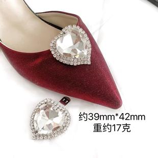 New Detachable Shoe Buckle Shoe Material Accessories Upper Accessories High Heels Wedding Shoes Decorative Buckle Shoe Head Clip Buckle