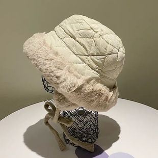 Thick Warm Solid Color Lei Feng Hat Autumn and Winter Ear Protection Thickened Plush Hat All-match