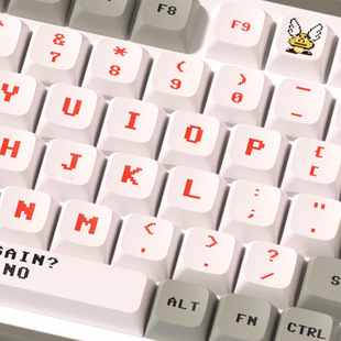 Клавиша высокой темы для видеоигр XDA PBT горячая сублимация механическая клавиатура адаптация 68/75/84/96