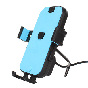 Mobile phone bracket motorcycle automatic charging bracket with USB charger takeaway rider electric car navigation bracket