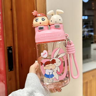 Crayon Shinchan Shinchan Cup креативный мультфильм мода tritan Water Cup Женский 2025 Новый высокий цвет анти-падение кружка