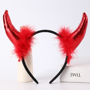 1 June 1 performance cartoon animal headband plush headdress hair band rabbit cat cow tiger sheep rabbit ears