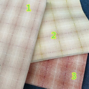 B009 Cotton Dye Set Cross Jacquard Plaid Doll Coat