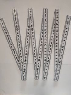 Wholesale 1 meter 10 fold plastic ruler 100cm plastic folding ruler high quality plastic ruler folding ruler