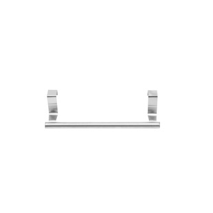 430 Stainless Steel Single Rod Towel Rack Kitchen Bathroom Punch-free Towel Hanging Pole Cabinet Door Back Hanging Hook