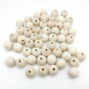 Customized Lotus Wood, Beech Wood Beads, Wooden Balls through Holes, Half Holes, Small Beads, DIY Toys, Small Wooden Beads, Manufacturer Wholesale