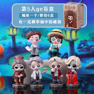 Cartoon animation blue domain blind box secondary hand doll home bedroom desktop resin small ornaments wholesale