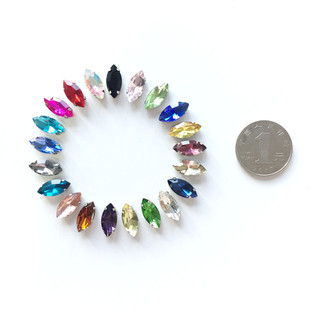 DIY декоративные аксессуары 7*15mm конский глаз