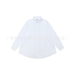 Correct Version Spring GR South Korea Niche Design Korean-style Casual Wearing Waistline Slimming Loose Sunscreen High Street Shirt