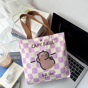 Сумка для обучения Капибара Сумка для книг Сумка для студентов Специальная сумка для хранения документов Сумка для макияжа