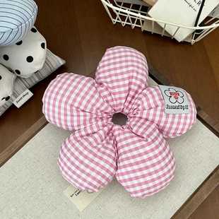 Spring and summer flower flower hair ring sweet beauty large three-dimensional flower head rope large intestine ring ball hair rope coil hair accessories