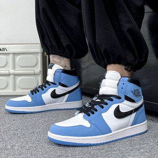 aj1 Men's Shoes Shida Shoes Mid-top Sneakers High-top Air Force One Sneakers Putian Smoke Gray Sports Basketball Shoes