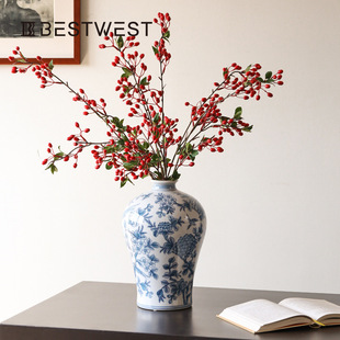 Bosi Home Man Yue Xiaomi Fruit имитация цветов поддельные цветы, высококачественные букеты цветочные украшения, высококлассный обеденный стол