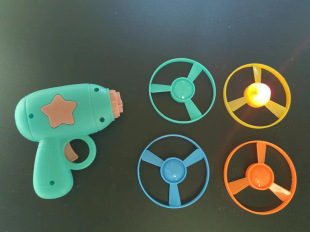 Stall supply glowing cable Frisbee flash aircraft large Frisbee night market glowing small toys.