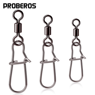 American-style swivel reinforced pin stainless steel eight-word ring connector 8-word ring quick swivel hanging buckle fishing accessories