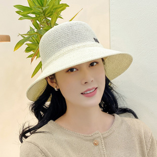 Fisherman Hat Women's Korean-style Trendy Casual Sun Hat Sun Protection Casual Riding Hat Big Riding Hat Spring and Summer Sun Hat