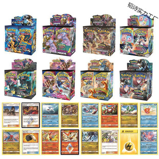 Волшебная карта Baobei Pet Little Pokemon Card Английская версия бумажной коробки каждая коробка оптом