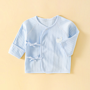 newborn baby half-back clothing class a soft 0-3 month newborn baby half-back clothing spring and autumn thin coat monk clothing