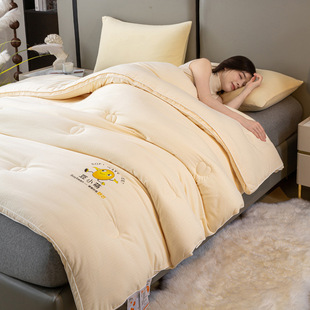 Soybean Fiber Quilt Class A Maternal and Infant Grade Spring and Autumn Quilt Core Quilt Two-in-One Winter Quilt Thickened Warm Quilt