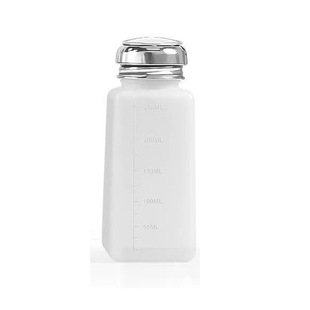 Alcohol bottle press type leak-proof 4 oz 6 oz 8 oz nail washing plastic plastic bottle solvent bottle plate washing water pot