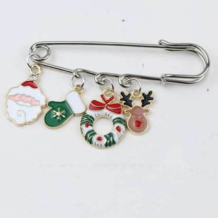 Brooch Japanese and Korean Style Women's Pin Anti-running Buttons Trouser Waist Modified Small Skirt Waist Clothes Fixed Buckle Adjusting Pin