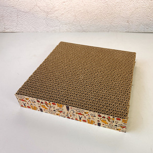 Cat Scratching Board Cat Grinding Claw Thickened Corrugated Paper Pet Toy Cat Nest Scratch-resistant Bite-resistant Self-boring Cat Toy