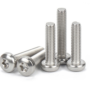Carbon steel nickel plated 10.9 grade high strength plum head round head screw Plum Groove pan head machine screw M3/M4/M5