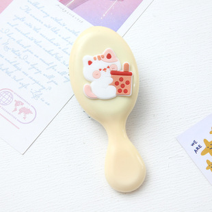 Cute girl heart mini comb household portable massage air cushion air bag comb children Girl hair comb