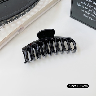 Shark Clip Elegant Hair Grab Clip 2023 New Cyber Celebrity Clip Headwear Retro Simple Hairpin Women's Back of Head