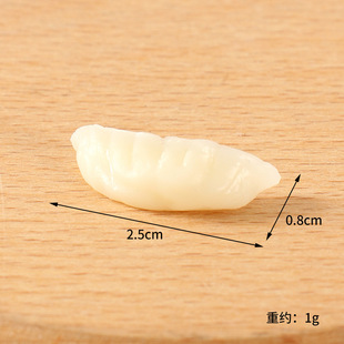 Simulated PVC Dumplings, Miniature Food and Toys, Steamed Dumplings, Fun Artificial Food Models, diy Handmade Toys and Accessories