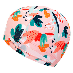 Children's Swimming Cap Girls Cartoon Comfortable Cloth Cap Baby Swimming Elastic Hat Girls Primary School Students Swimming Pool Equipment