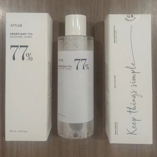 Anua77% Houttuynia cordata Тонер закрытого рта прыщи успокаивает чувствительный увлажняющий увлажняющий крем Водный баланс