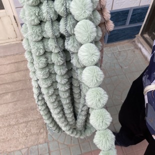 Factory wholesale artificial wool wool imitation rabbit fur ball wool fur fur edge clothing home textile accessories accessories